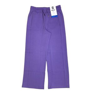 Purple - Member's Mark Girls Sandwash Wide Leg Pant, Brushed Fabric, Adjustable